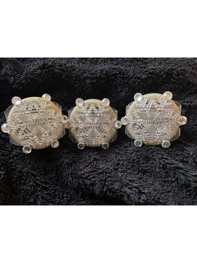 Bath & Body Works Gold Scentportable Snowflake Car Fragrance Vent Clips Set Of 3